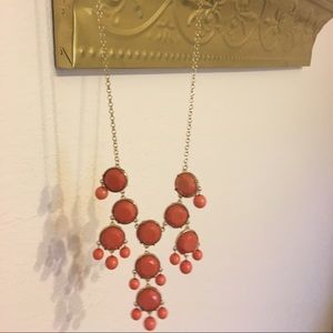Coral bubble necklace
