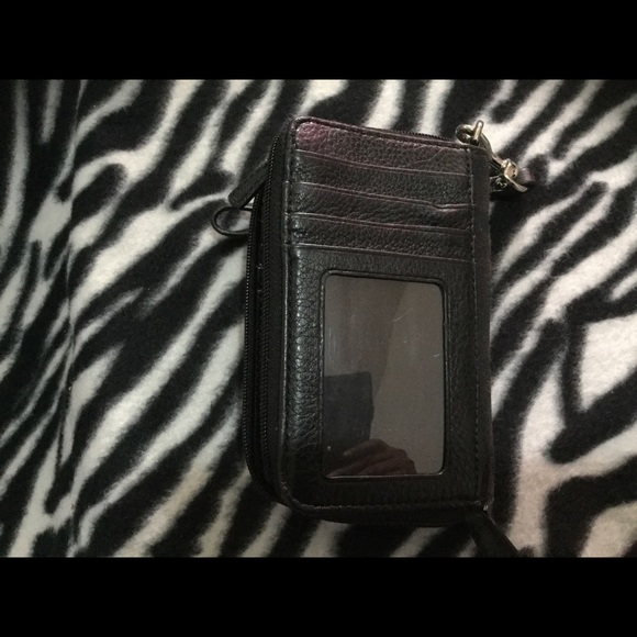 Black Coach wristlet - Picture 3 of 4