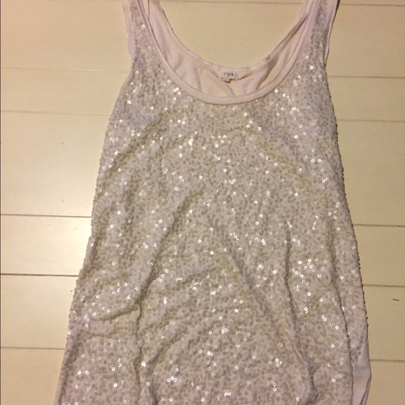Jcrew sequin tank