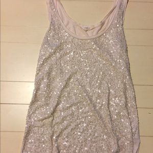 Jcrew sequin tank