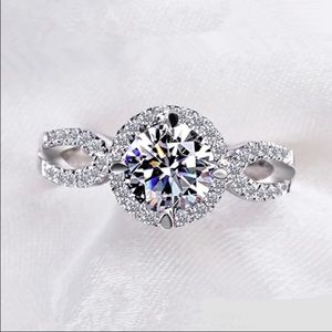 New Sterling Silver Ring 925 Size 8