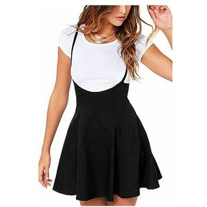 Suspender skirt dress