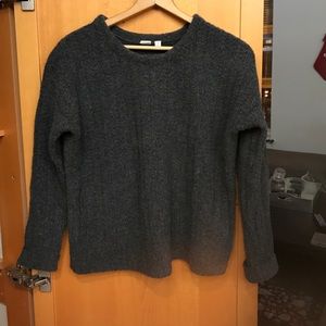 Dark heather grey sweater