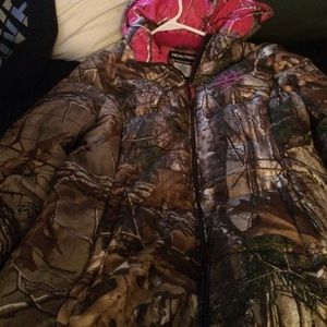 Realtree camo/pink camo winter coat