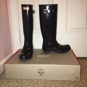 ❌❌❌ SOLD ❌❌❌Tall Black Hunter Boots