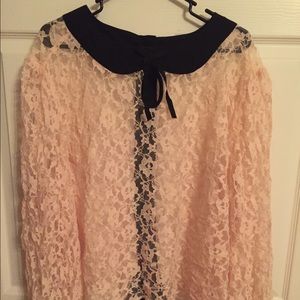 ASOS Beautiful Lace Blouse with Bow