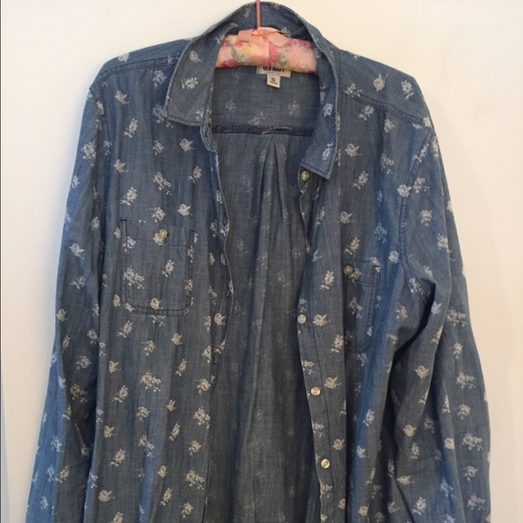 Button down chambray shirt