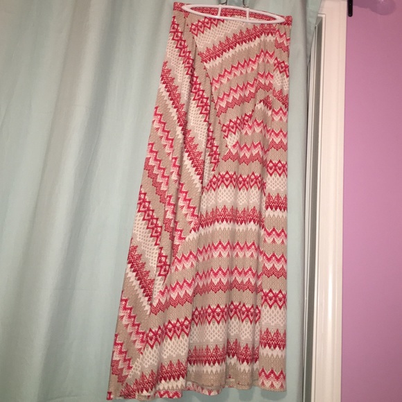 Chico's Patterned Maxi Skirt