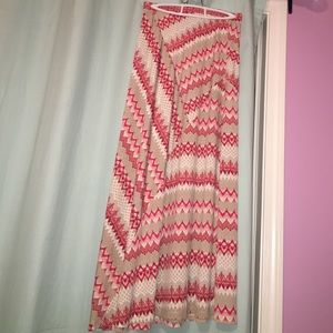 Chico's Patterned Maxi Skirt