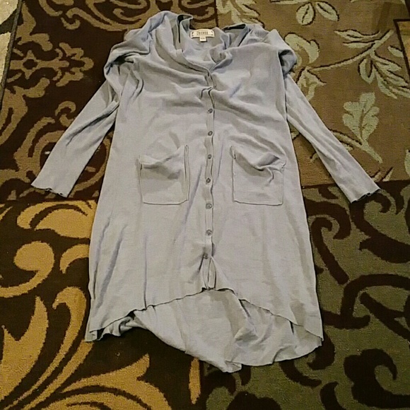 XLarge Decree Hi-Lo Long Cardigan