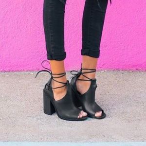 Steve Madden Black Booties