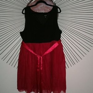 Torrid red and black dress