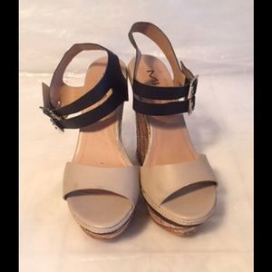 MIA nude wedges