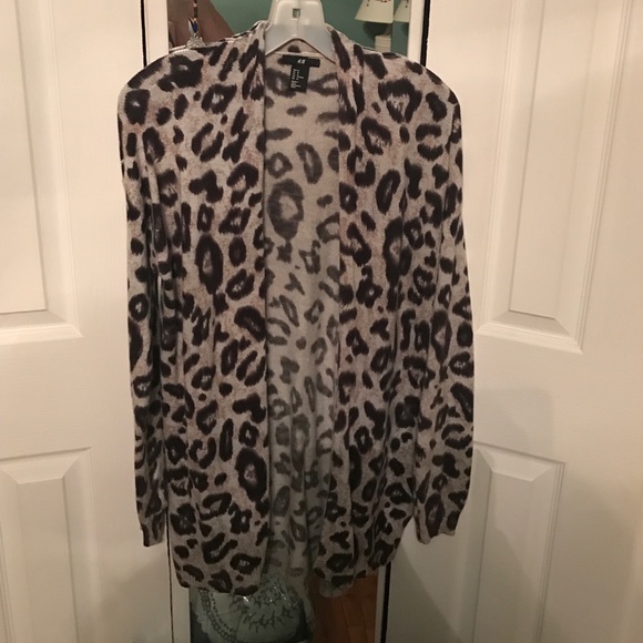 H&M long open cardigan