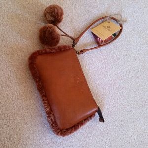 patricia nash leather clutch