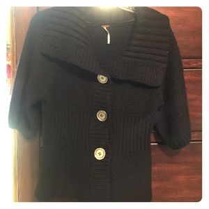 Free People Black Sweater- Timeless!