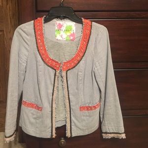 Free People jacket with incredible detail!