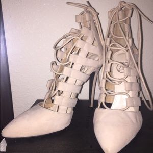 Lace up heels