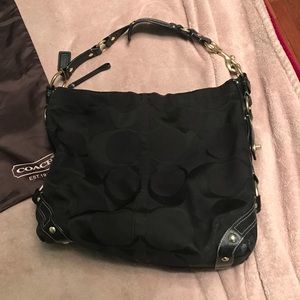 Authentic coach shoulder bag