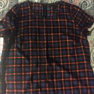F21+ Plaid Blouse 🚫SOLD🚫