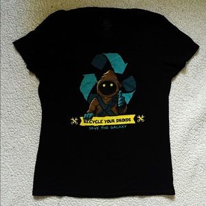 Star Wars Jawa Recycle Your Droids TeeFury Women's