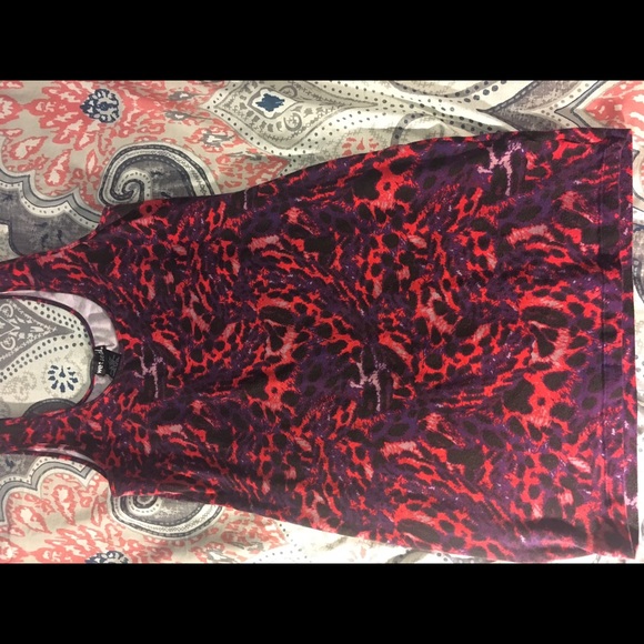 Wet Seal Multi-colored Bodycon Tank Dress