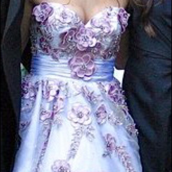 Strapless Tulle Cocktail Dress by Terani Couture - Picture 2 of 2