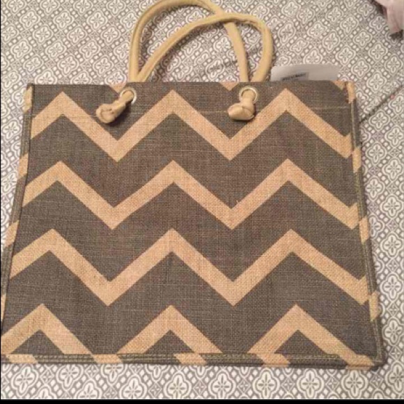 Grey canvas bag
