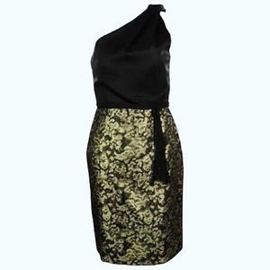 {Tahari A.S.L.} One Shoulder Dress.