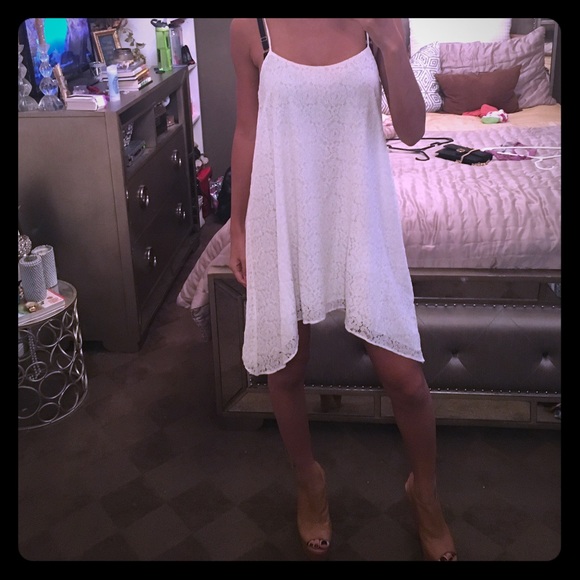 White Lace Loose dress.