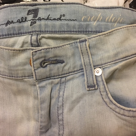 7 For All Mankind Dojo Cropped size 27 - Picture 3 of 3