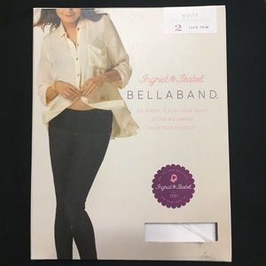 Bellaband (white w/ lace trim)