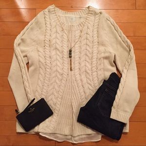New CAbi Knit Sweater