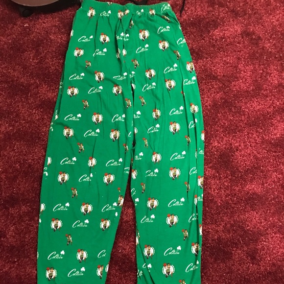 Boston Celtics flannel pajama bottom size small