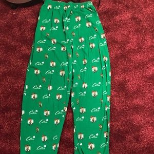 Boston Celtics flannel pajama bottom size small