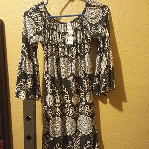 2B together printed dress