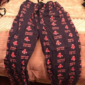 Boston Red Sox adult small unisex pajama bottom
