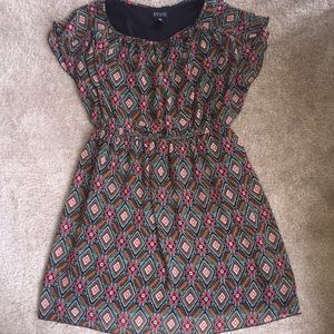 Plus multicolored dress