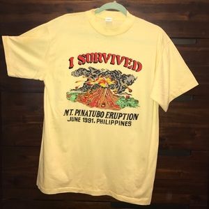 'I Survived' Philippines tourist t-shirt