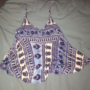 Flowy crop top