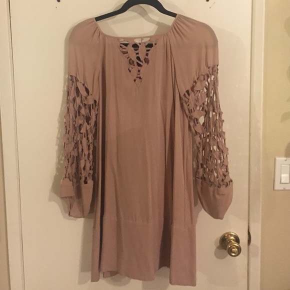 Pale pink BCBG dress
