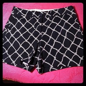 Navy Nautical Shorts NWOT