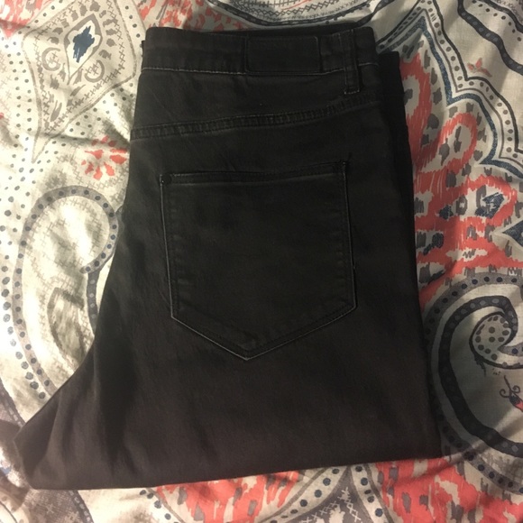 H&M+ Faded Black Skinny Jeans