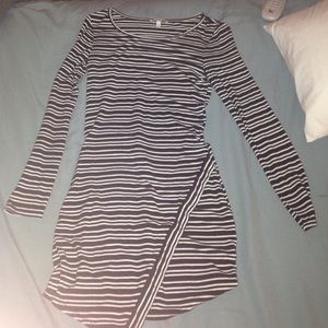 Tight striped dress