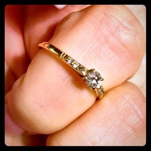 Promise/Engagement style diamond ring