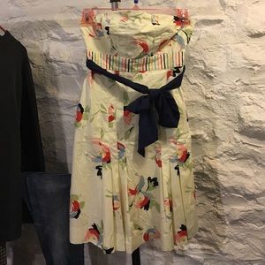 Anthropologie strapless dress