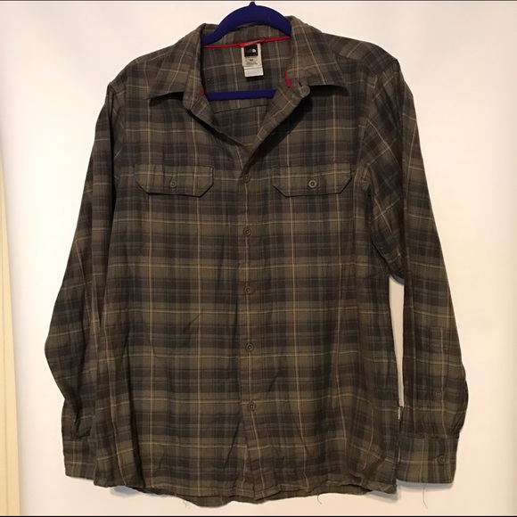 North Face Plaid Button Down
