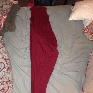 A-symmetrical tank top tight dress