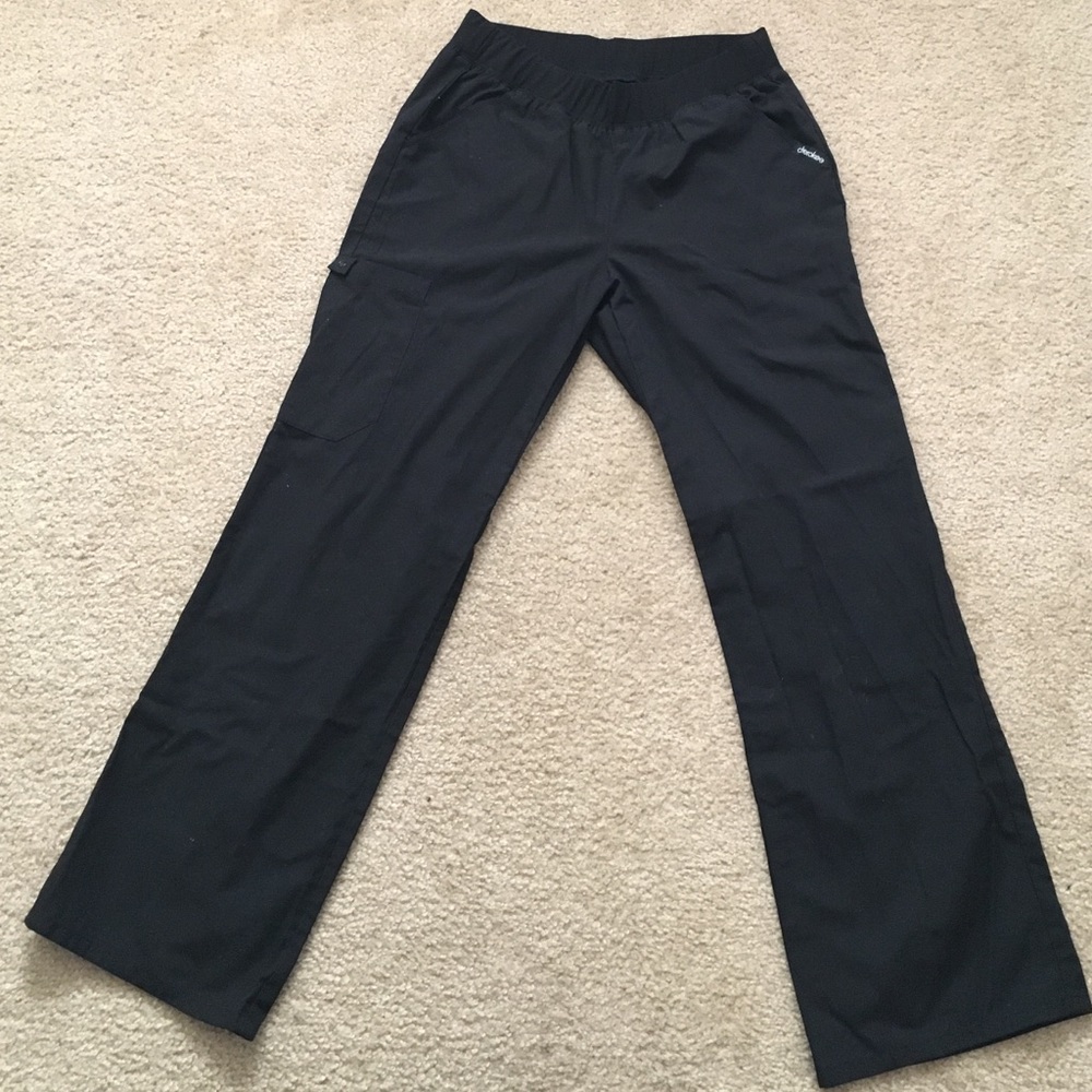 Black scrub pants
