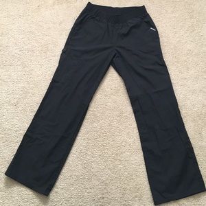 Black scrub pants